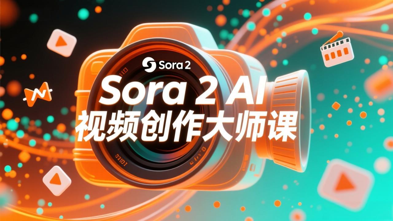如何利用Sora 2创建流行AI人工智能视频大师班教程：掌握创作全流程，产出百万播放内容-鸿途网创资源站