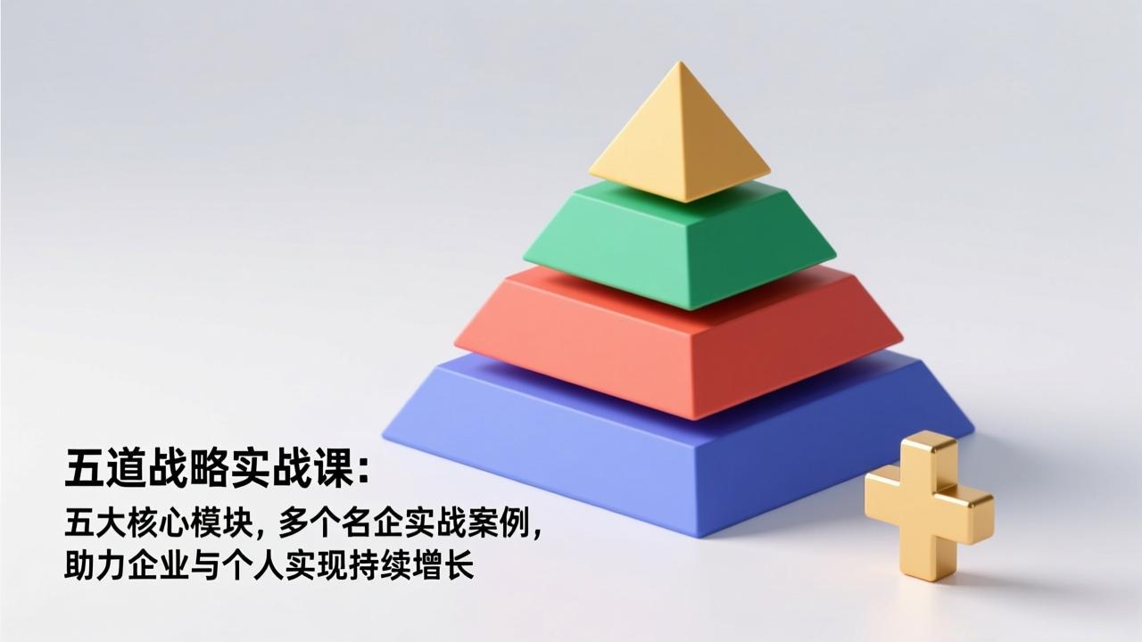 五道战略实战课：五大核心模块，多个名企实战案例，助力企业与个人实现持续增长-鸿途网创资源站