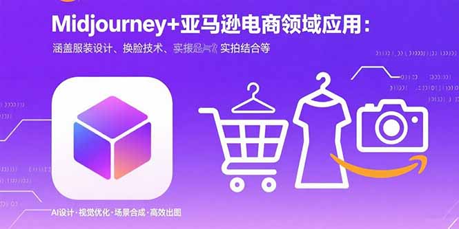 Midjourney+电商领域商业应用：涵盖服装设计、换脸技术、实拍结合等-鸿途网创资源站