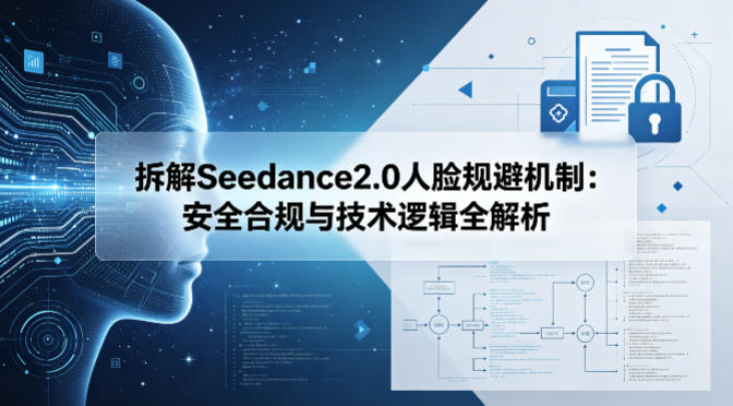 拆解Seedance2.0人脸规避机制：安全合规与技术逻辑全解析-鸿途网创资源站