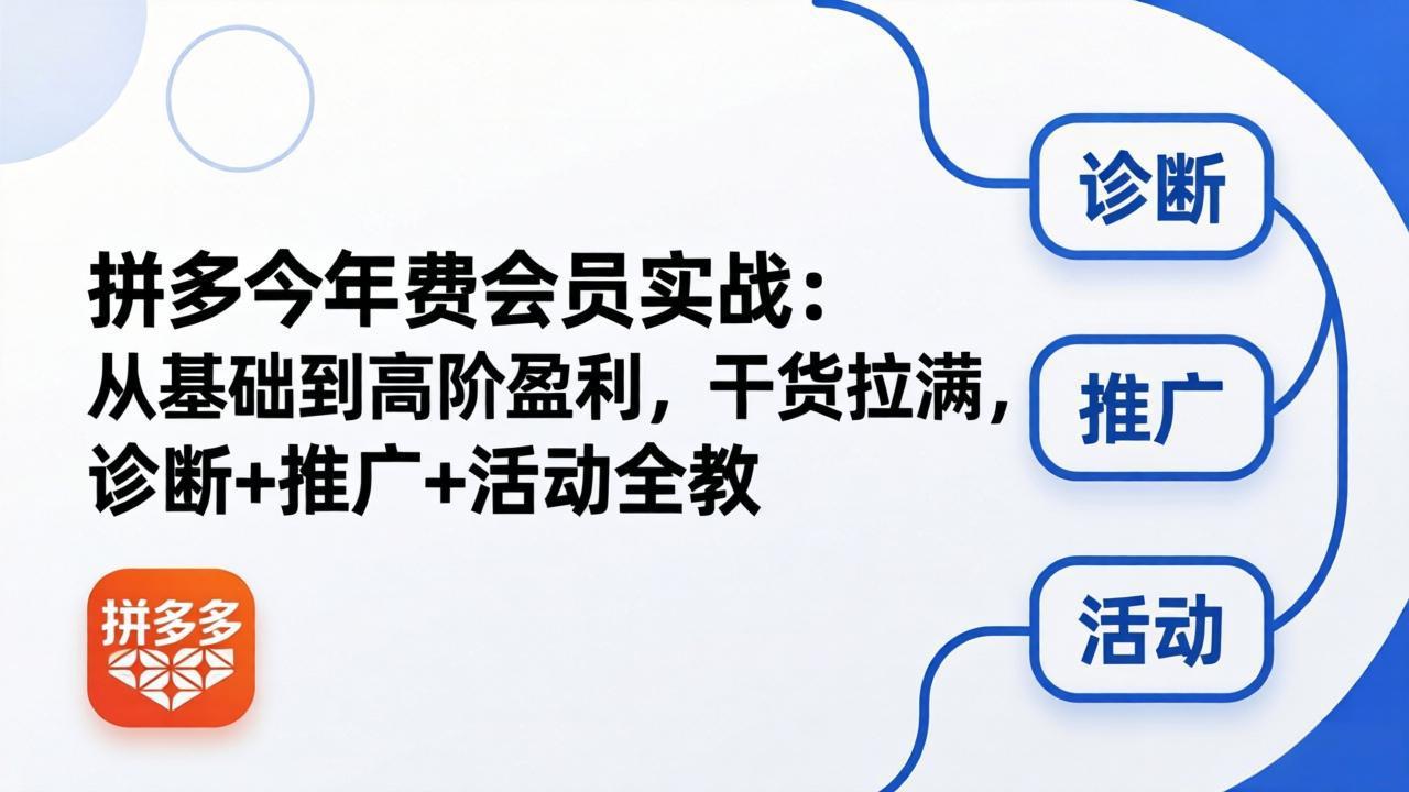 拼多多年费会员实战(更新26年4月28-鸿途网创资源站