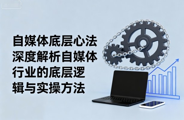 自媒体底层心法，深度解析自媒体行业的底层逻辑与实操方法-鸿途网创资源站