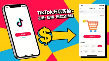 TikTok从开店到投流的进阶课，从基础实操到高阶技巧一网打尽-鸿途网创资源站