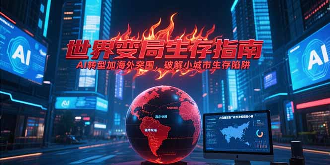 付费文章《世界变局生存指南，AI转型加海外突围，破解小城市生存陷阱》-鸿途网创资源站