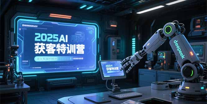2025AI获客特训营，AI图文视频全制作，deepseek工具实操教学-鸿途网创资源站
